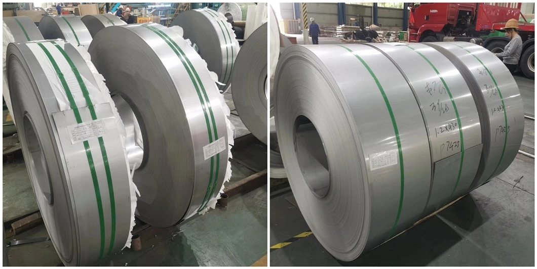Mirror Polished with PVC Cold Rolled 304 Stainless Steel Coil/Strip