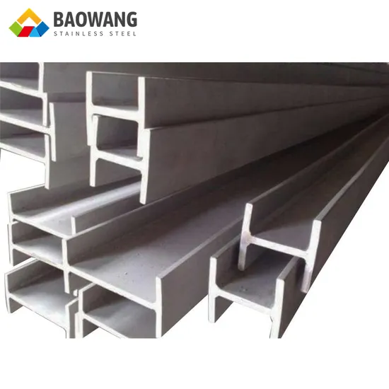 Wholesale JIS 316L 304 201 Duplex S32205 Stainless Steel Brushed I Section Beam 