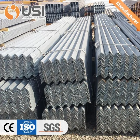 Hot Rolled 50X50 201 321 304 316L 310S 2205 2507 904L Stainless Steel Angle Steel Ms Angles L Profile Equal or Unequal Steel Angles 