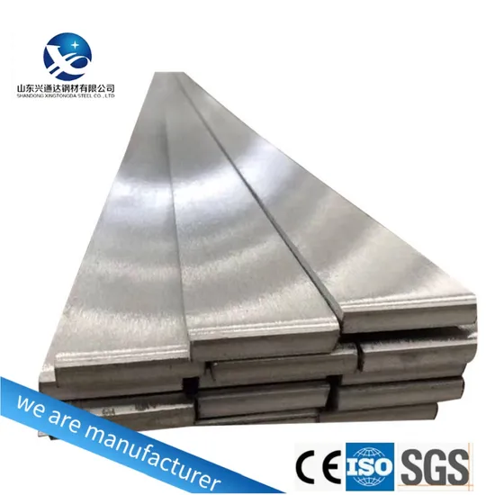 Stainless Steel Flat Bar 201 A240 304 316 321 310S 309S 430 2205 Flat Bar with 2b Ba No. 1 No. 4 8K Finish (CE/ISO/SGS) 