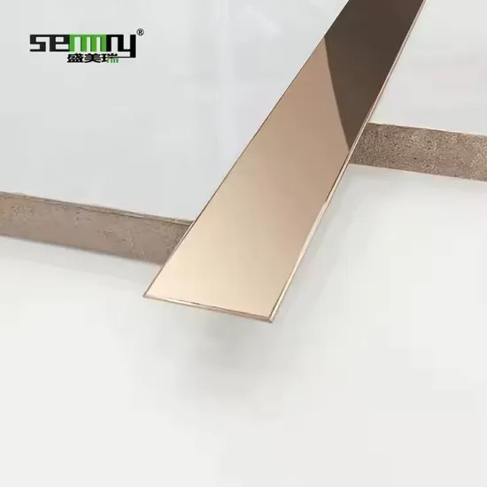 Verified Supplier Stainless Steel Edging Strip Stainless Steel Flat Trim Strips 