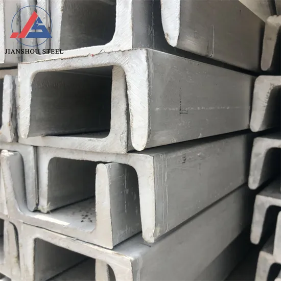 U Channel Steel Price 304 304L No. 1 Surface Stainless Steel Profile 