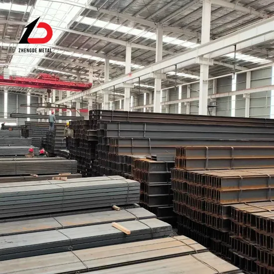 Local Materials for Building ASTM A36 Large Flange Hot Rolled Structure Steel H Beam Channel/Angle Steel Low Carbon Stainless Steel Galvanized Zinc Steel H 