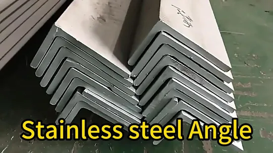 Tisco Steel 2X2 Inch Size 202 321 316L 304 Stainless Steel Angle Bar 