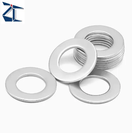 Wholesale High Quality Flat Washer Stainless Steel Circlip Round Thin Flat Washe Plain Metal 